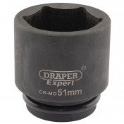 Draper Expert HI-TORQ® 6 Point Impact Socket, 3/4 Sq. Dr., 51mm