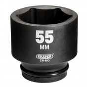 Draper Hi-TORQ® Impact Socket, 3/4 Sq. Dr., 55mm