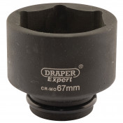 Draper Expert HI-TORQ® 6 Point Impact Socket, 3/4 Sq. Dr., 67mm