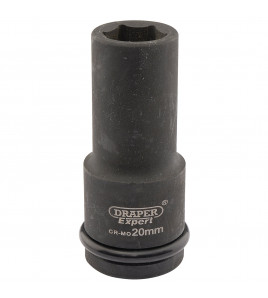 Draper Hi-TORQ® Deep Impact Socket, 3/4 Sq. Dr., 20mm