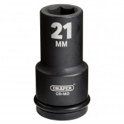 Draper Hi-TORQ® Deep Impact Socket, 3/4 Sq. Dr., 21mm