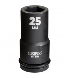 Draper Hi-TORQ® Deep Impact Socket, 3/4 Sq. Dr., 25mm