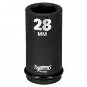 Draper Expert HI-TORQ® 6 Point Deep Impact Socket, 3/4 Sq. Dr., 28mm