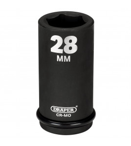 Draper HI-TORQ® 6 Point Deep Impact Socket, 3/4 Sq. Dr., 28mm