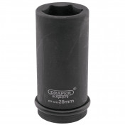 Draper Expert HI-TORQ® 6 Point Deep Impact Socket, 3/4 Sq. Dr., 28mm