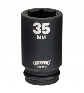Draper Hi-TORQ® Deep Impact Socket, 3/4 Sq. Dr., 35mm