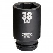 Draper Hi-TORQ® Deep Impact Socket, 3/4 Sq. Dr., 38mm