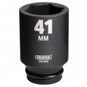 Draper Hi-TORQ® Deep Impact Socket, 3/4 Sq. Dr., 41mm