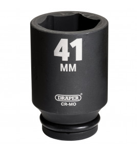 Draper Hi-TORQ® Deep Impact Socket, 3/4 Sq. Dr., 41mm