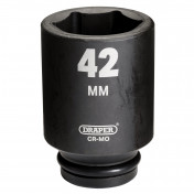 Draper Hi-TORQ® Deep Impact Socket, 3/4 Sq. Dr., 42mm