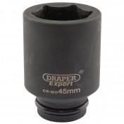 Draper Expert HI-TORQ® 6 Point Deep Impact Socket, 3/4 Sq. Dr., 45mm