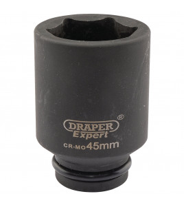 Draper Expert HI-TORQ® 6 Point Deep Impact Socket, 3/4 Sq. Dr., 45mm - Discontinued