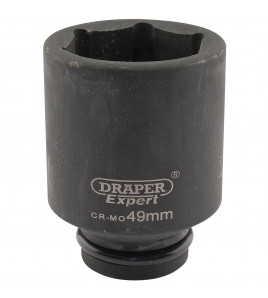 Draper Expert HI-TORQ® 6 Point Deep Impact Socket, 3/4 Sq. Dr., 49mm - Discontinued