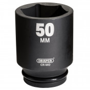 Draper Hi-TORQ® Deep Impact Socket, 3/4 Sq. Dr., 50mm