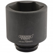 Draper Expert HI-TORQ® 6 Point Deep Impact Socket, 3/4 Sq. Dr., 70mm - Discontinued