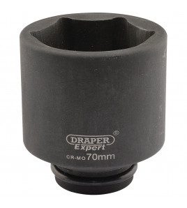 Draper Expert HI-TORQ® 6 Point Deep Impact Socket, 3/4 Sq. Dr., 70mm - Discontinued