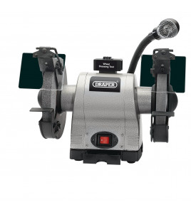 Heavy Duty Bench Grinder with Work light, 200mm, 550W