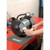 Heavy Duty Bench Grinder with Work light, 200mm, 550W