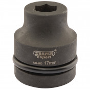 Draper Expert HI-TORQ®  6 Point Impact Socket, 1 Sq. Dr., 17mm