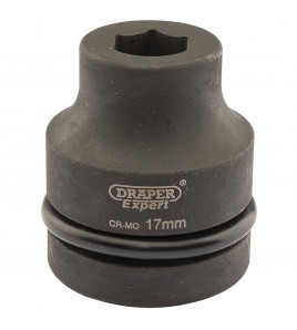 Draper Expert HI-TORQ®  6 Point Impact Socket, 1 Sq. Dr., 17mm