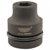 Draper Expert HI-TORQ® 6 Point Impact Socket, 1 Sq. Dr., 18mm