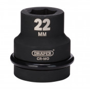 Draper Hi-TORQ® Impact Socket, 1 Sq. Dr., 22mm