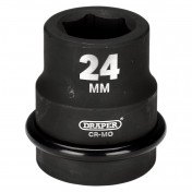 Draper Expert HI-TORQ® 6 Point Impact Socket, 1 Sq. Dr., 24mm