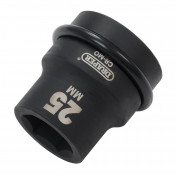 Draper Hi-TORQ® Impact Socket, 1 Sq. Dr., 25mm