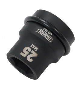 Draper Hi-TORQ® Impact Socket, 1 Sq. Dr., 25mm