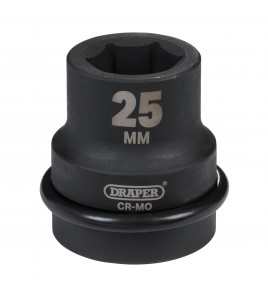 Draper Hi-TORQ® Impact Socket, 1 Sq. Dr., 25mm