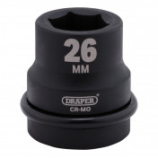 Draper Hi-TORQ® Impact Socket, 1 Sq. Dr., 26mm