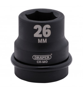 Draper Hi-TORQ® Impact Socket, 1 Sq. Dr., 26mm