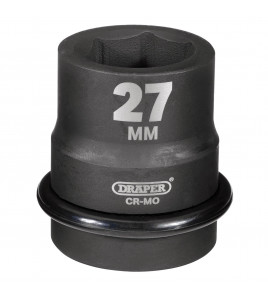 Draper HI-TORQ® 6 Point Impact Socket, 1 Sq. Dr., 27mm