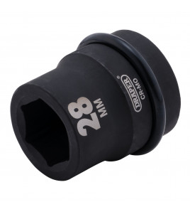 Draper Hi-TORQ® Impact Socket, 1 Sq. Dr., 28mm
