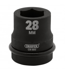 Draper Hi-TORQ® Impact Socket, 1 Sq. Dr., 28mm