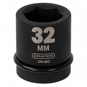 Draper HI-TORQ® 6 Point Impact Socket, 1 Sq. Dr., 32mm