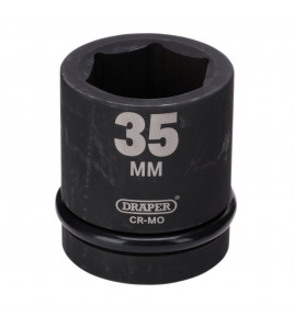 Draper Hi-TORQ® Impact Socket, 1 Sq. Dr., 35mm