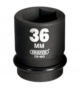 Draper HI-TORQ® 6 Point Impact Socket, 1 Sq. Dr., 36mm