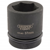 Draper Expert HI-TORQ® 6 Point Impact Socket, 1 Sq. Dr., 37mm