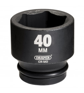 Draper Hi-TORQ® Impact Socket, 1 Sq. Dr., 40mm