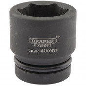 Draper Hi-TORQ® Impact Socket, 1 Sq. Dr., 40mm