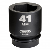 Draper Hi-TORQ® Impact Socket, 1 Sq. Dr., 41mm