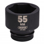 Draper Hi-TORQ® Impact Socket, 1 Sq. Dr., 55mm