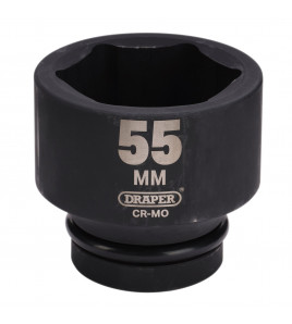 Draper Hi-TORQ® Impact Socket, 1 Sq. Dr., 55mm