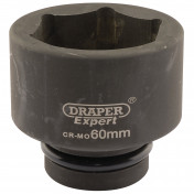 Draper Hi-TORQ® Impact Socket, 1 Sq. Dr., 60mm