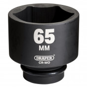 Draper Hi-TORQ® Impact Socket, 1 Sq. Dr., 65mm