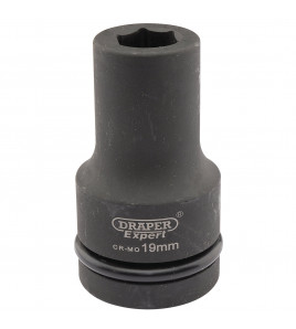 Draper Expert HI-TORQ® 6 Point Deep Impact Socket, 1 Sq. Dr., 19mm - Discontinued