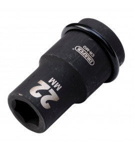 Draper HI-TORQ® 6 Point Deep Impact Socket, 1 Sq. Dr., 22mm