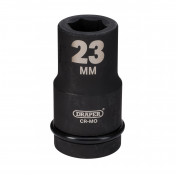 Draper Hi-TORQ® Deep Impact Socket, 1 Sq. Dr., 23mm