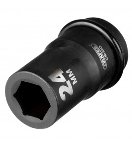 Draper HI-TORQ® 6 Point Deep Impact Socket, 1 Sq. Dr., 24mm